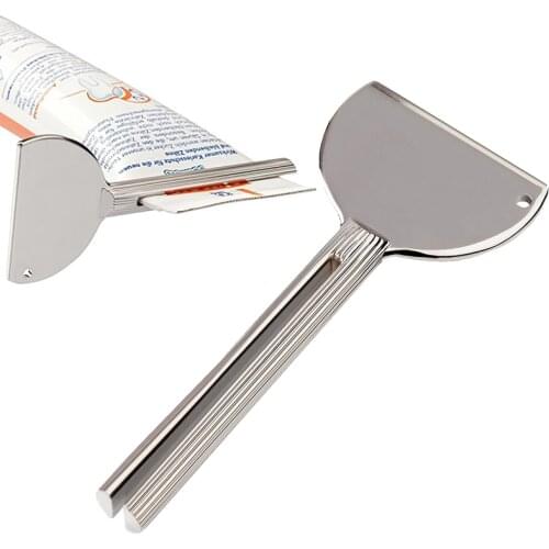 1pc Tube Toothpaste Squeezer Keys Metal Hair Dye Color Key Roller Dispenser Toothpaste Wringer Tool Bathroom Accessories