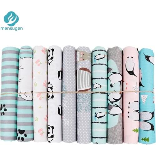 Animal Cartoon Collection 100% Cotton Fabric by Meters for Patchwork Sewing Cushions Pillowcase Dress Baby Crib Bed Sheet Cloth