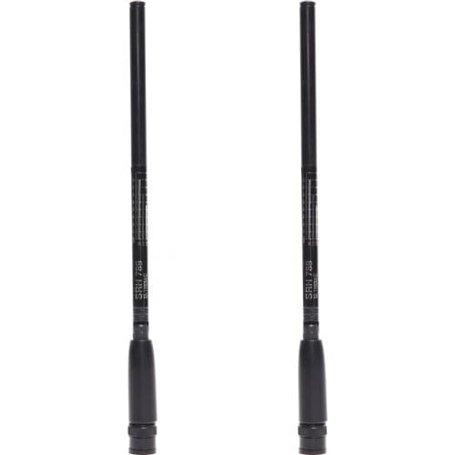 2PCS Harvest SRH789 BNC Foldable Wide Band Telescopic Antenna For ICOM Yaesu Vertex Kenwood Motorola Walkie Talkie him Radio