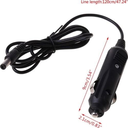 2021 New 12V 24V Car Cigarette Lighter Socket Plug Adapter Cable DC Plug 2.1mm Supplies