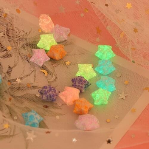 210/540Pcs Mix-Color Craft Folding Lucky Star Origami Paper Fluorescence Origami Best Wishes DIY Handcraft Gift Craft Decoration