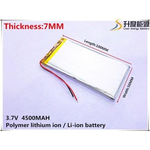 3.7V,4500mAH,[7050100] PLIB ( polymer lithium ion battery ) Li-ion battery for tablet pc,GPS,mp3,mp4,cell phone,speake