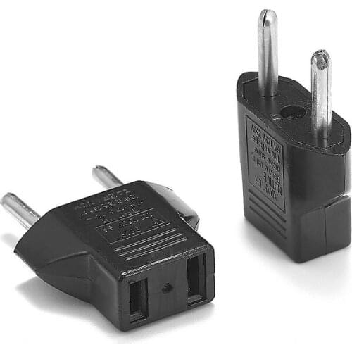 500pcs European EU Plug Power Adapter American China Japan US To EU Travel Adapter Electric Plug Converter Charger Socket