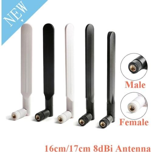 8dBi Antenna SMA Male Female Connector WiFi Wireless Router for 4G/3G/GSM/GPRS/2G LTE 900mhz RP SMA Antenna