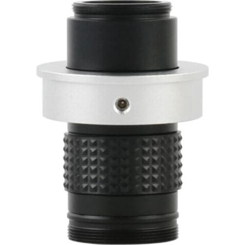 Agnicy Heavy-duty Video Microscope Large Base Monocular Electronic Industrial Camera Adjustment Bracket + 200x C-port Lens