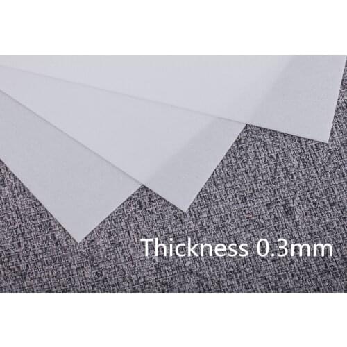 White A4 Edible Wafer Paper 0.3/0.65 mmThickness Rectangle Rice Paper Edible Sheets Baking Supplies Tools for Cake Decorations