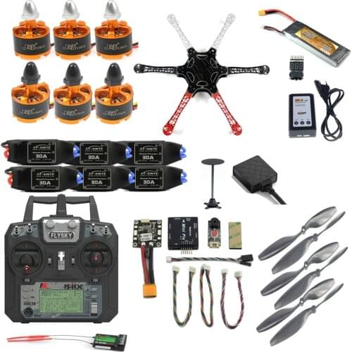 DIY F550 Drone Full Kit 2.4G 10CH Remote Cotroller Quadcopter Radiolink Mini PIX M8N GPS PIXHAWK Altitude Hold FPV Upgrade