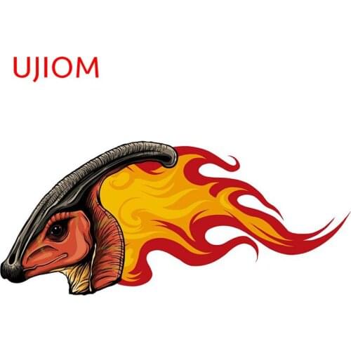UJIOM Dinosaurus Head Wall Decorations Living Room Waterproof Wall Stickers Home Office Room Decor Decals Kitchen Mural Art