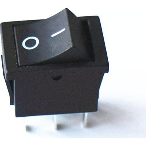 Joying Liang KCD2 15*21mm Black Rocker Switch ON/ OFF 6 Foot Small Switches 2 Piece