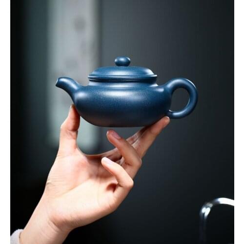 Fang Gu Hu China Kettle Ceramic Teapot For Tea Puer Oolong Tea Set Handmade