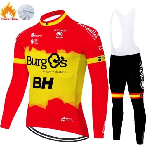 2020 pro team BH cycling jersey set Winter Thermal Fleece 20D gel bike pants set men ropa ciclista hombre equipacion ciclismo