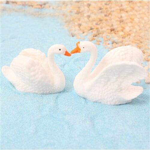 Creative Decorative Craft Animal Doll Couple Characters Decoration Resin Goose Statue