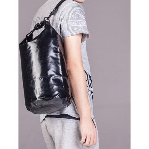 Laminated Dry Sack Vinyl Duffle Durable PVC Watertight Storage Buckle handle Shoulder Strap River Trekking Bag Beach Organizer