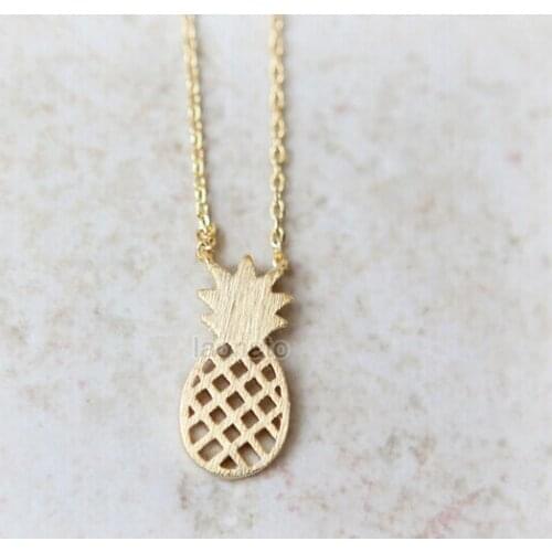 Daisies 30pcs Pineapple Necklace Fruit necklace Food Jewelry Christmas Gift Fashion for women 2016