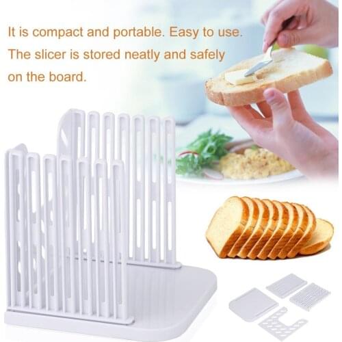 New Durable ABS Bread Slicing Tools Bread Cutter Mold Loaf Cutting Tool Toast Sandwich Slicer Pastry Tools Kitchen Tools
