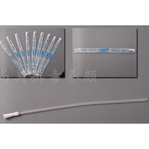 Disposable anal tube canal pure silicone enema head bowel colonoscopy rectal introduction flushing head drainage tube