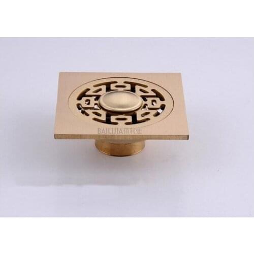 Whosale Brass Deodorant Floor Drain For Washing Machine, Bathroom High-Quality Shower Floor Drains Strain Covers Dual Purpose