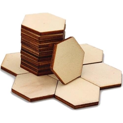50pcs 60mm 80mm 90mm Wooden Hexagon Plain Unfinished Wood Cutouts for Geometric Embellishment,DIY Craft,Wall Nursery Decor