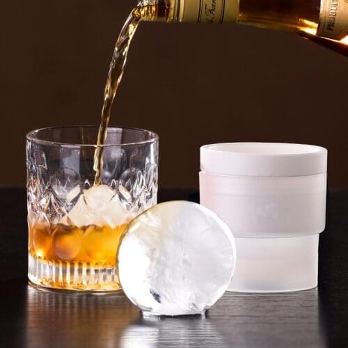 Silicone Ice Tray Ice Cube Mold Big Whisky Shot Ice Ball Mold Kitchen Tool Popsicle Mold Ice Cream Round Ice Mold Ice Box Hockey