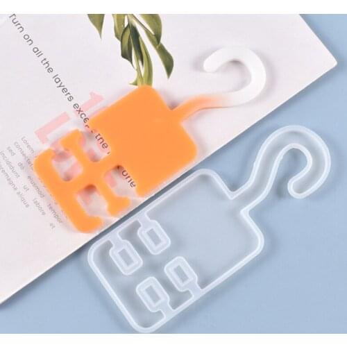 Silicone Mold DIY Epoxy Mold Storage Hook Silicone Flower Mask Hanger Mold Epoxy Resin Jewelry Making Tools Handmade Craft