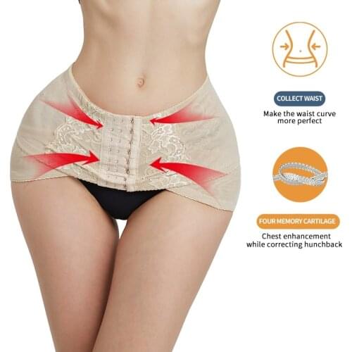 Waist trainer Hip lifting machine Belt shapewear Butt Lifter binders shapers modeling strap slimming underwear body shaper faja