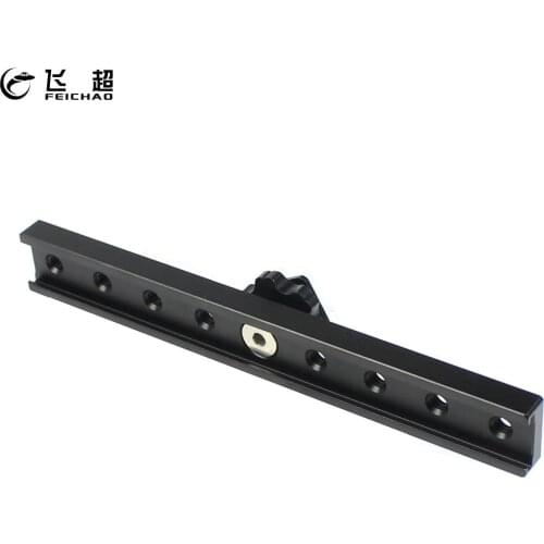 Hot Cold Shoe Extension Rail Bracket Bar 18cm 1/4" Screw Mount for Flash Speedlite Video Light Microphone for Canon Nikon Sony