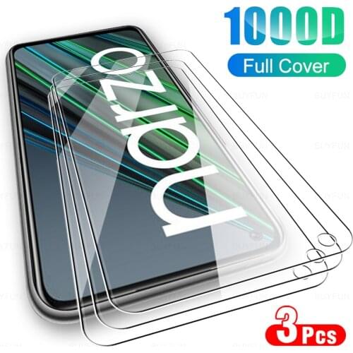 3PCS 9D Protective Film For Realme Narzo 30 5G HD Tempered Glass For Oppo realme narzo 30A narzo30 5g Clear Screen Protector
