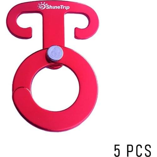 Buckle Tent Wind Rope Multi-functional Practical Convenient No Deformation Secure for Camping Hiking Travel