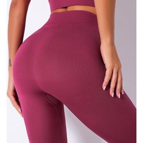 CHRLEISURE Seamless High Waist Scrunch Leggings Push Up Butt Lift Leggings Gym Clothing Leggings Sport Women Fitness
