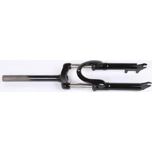 Toothless disc brake shoulder control locking shock absorber front fork spring shock absorber fork for mountain bike