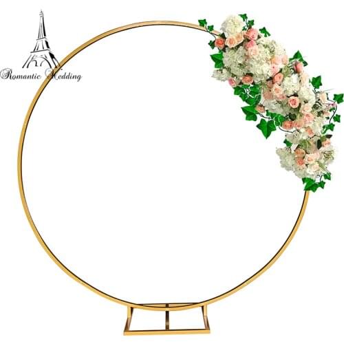 1pcs Romantic Wedding Gold White Black Metal Iron Flower Arch Stand Support for Wedding Decoration Floral stand main door design