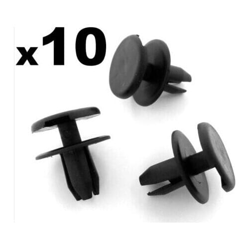 10x For Opel Astra, For Signum, For Vectra Frontstobstange Klammern / Kunststoff-nieten