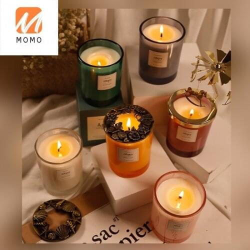 Aromatherapy Candle Soothing and Sleeping Aid Incense Fragrance Supplies Gift Bedroom Smoke-Free Moisturizing Aroma therapy