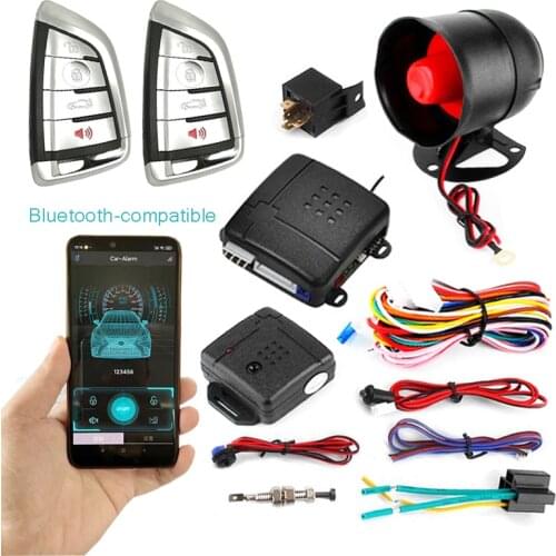 Car Alarm Remote Controls Auto Locking Device Keyless Entry System Door Security Burglar Kit Anti-Theft Sound And Light