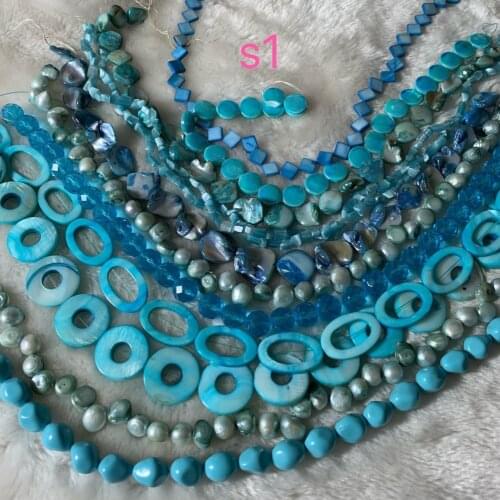 Loose beads natural fresh water shell DIY jewelry making raw material different shape more choices more picture