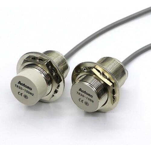 Long range proximity sensor TR30-10AC testing distance 10mm metal detector
