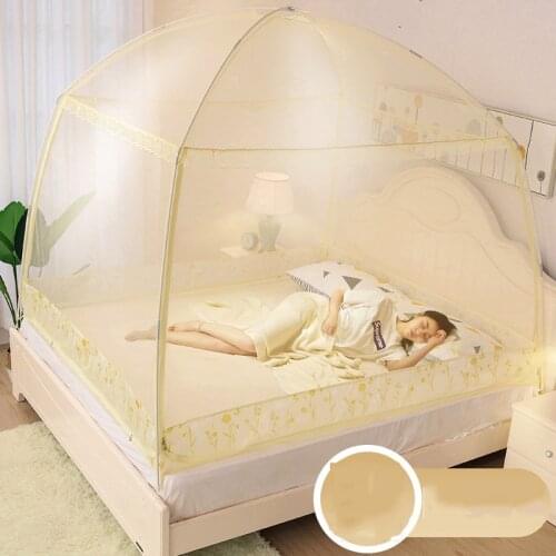 Decorative Lace Mosquito Net Thichened Breathable Mesh Canopy Large Mongolian Yurt Mosquito Net Summer Home Bedding Supplies