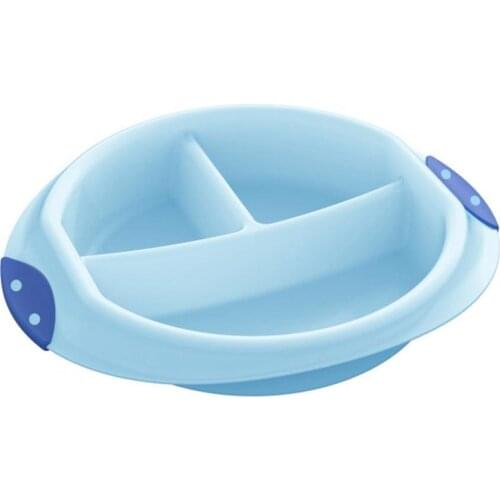 Eco-friendly Toddler Plate Division Design Easy Cleaning Food Grade PP Training Food Feeding Plate for Infant