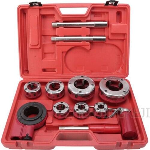 Eelectric Wrench New Durable 4-2 inches Manual Threading Machine Tap Die Charge Power Supply Electric Tool Pipe Threading Tools