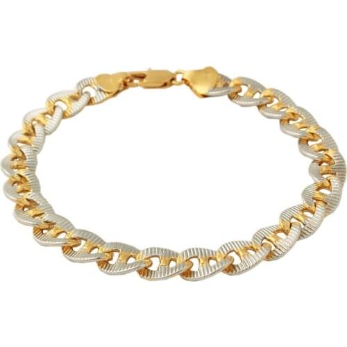 Fansheng new Hip-hop style fashion jewelry Gold color Curb necklace / classic lovers jewelry for gift free shipping