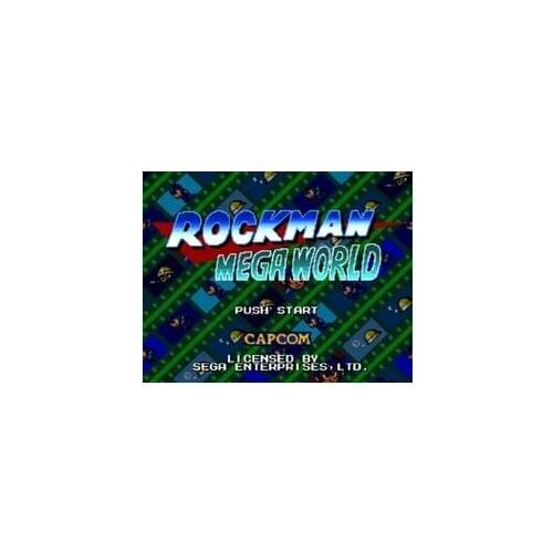 Rockman Mega World 16 bit MD Game Card For Sega Mega Drive For Genesis