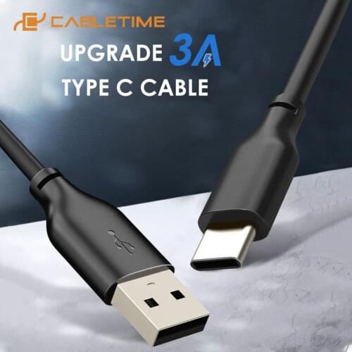 Cabletime USB C Cable for Oneplus 5 USB Cable to Type C Fast Charge Cable for Samsung S9 Huawei P10 Nintendo C143