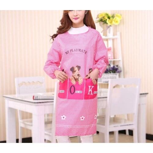 Kitchen anti pollution stylish Cotton Apron, Korean version of overalls