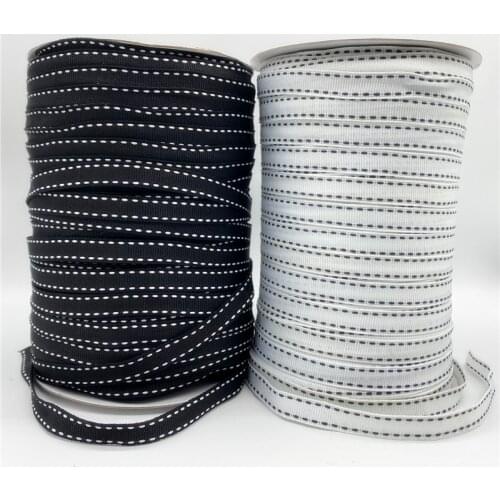 5ayrds/Lot 10mm Wired Grosgrain Ribbon For Wedding Christmas Decoration DIY Bows For Crafts Gift Wrapping