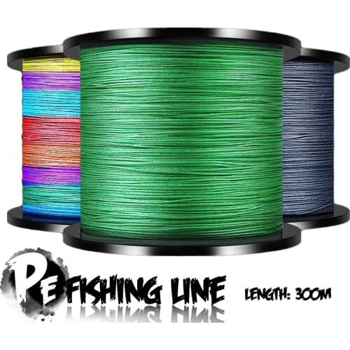 Quality 300m Fishing Line 4/8 Strand Japan Super Strong PE Braided Fishing Line 10lb-85lb PE braided line Floating Line