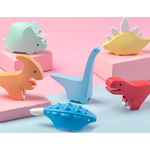 Magnetic Construction Set Puzzle Dinosaur Seris Stegosaurus Jurassic 3d Model Building Park Kits DIY Toys for Children Halftoys