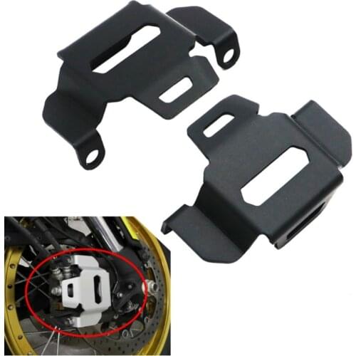 Motorcycle Aluminum Left& Right Front Brake Caliper Cover Guard for SUZUKI DL1000 V-Strom 1000 2015 - 2019 2018 2017 2016