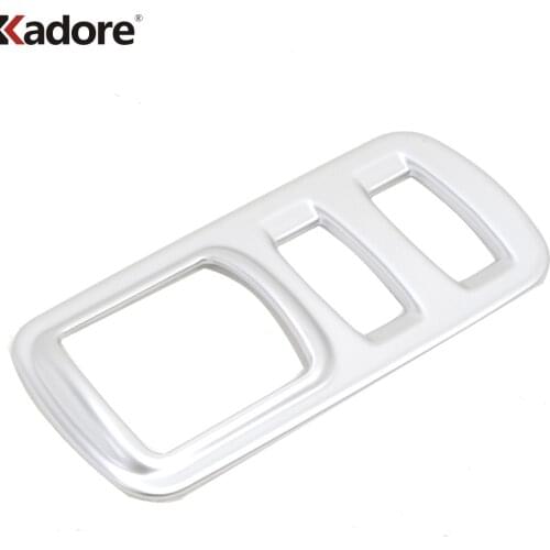 Interior Headlight Switch Panel Cover Trim Sticker For Renault Kadjar 2016 2017 2018 ABS Matte Car Styling Accessories