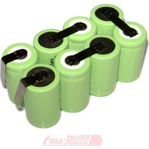 One Nickel Metal-Hydride (Ni-MH) 9.6V 1300mAh Rechargeable Battery Pack 8SXT