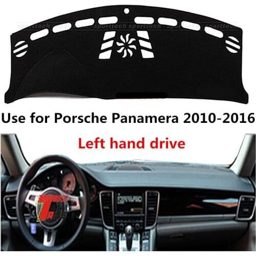 TAIJS Factory Simple Polyester Fibre Car Dashboard Cover For Porsche Panamera 2010 2011 2012 2013 2014 2015 2016 Left hand drive